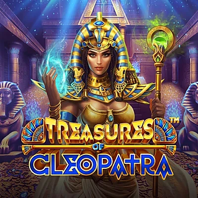 Treasures of Cleopatra Egyptian slot tile at F7 Casino